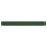 Garden Raised Bed Galvanised Steel 440x80x36 cm Green 318933