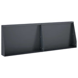Retaining Wall 2 pcs 60 x 12 x 50 cm Steel Anthracite 8015278