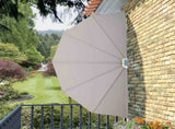 Collapsible Terrace Side Awning Cream 160 cm 44577