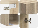 Wall-Mounted Cabinet Sonoma Oak 33 x 34.5 x 90 cm 898417