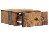 Wall-Mounted Bedside Cabinet 2 pcs Old Wood 33 x 34.5 x 20 cm 898102