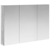 Bathroom Mirror Cabinet Grey Sonoma 100 x 14.5 x 70 cm 889124