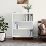 Shelf Cabinet High Gloss White 69.5x32.5x90 cm Engineered Wood 828390