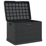 Garden Storage Box Anthracite 77.5 x 54.5 x 53 cm Plastic 42006489