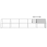 Outdoor Chicken Cage 2x10x2 m Galvanised Steel 3089322