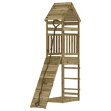 Playhouse with Climbing Wall Impregnated Wood Pine 3156900