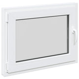 Basement Window RISOR 80x60 cm Tilt&Turn DIN Left White 4108311