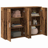 Sideboard 2 pcs Old Wood 60 x 31 x 84 cm Engineered Wood 3334302