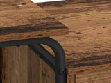 Desk with Storage Oak Wood 120 x 50 x 75 cm 8008000