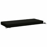 2-Piece Bench Cushions SOEST 2 pcs 100% Polyester Black 950213
