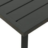 ZNTS Garden Coffee Table Anthracite 110x55x35cm Steel 362813