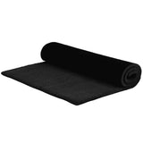 Door Mat Black 100x200 cm Tufted Coir 155581