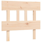 Bed Frame without Mattress 90x200 cm Solid Wood 3195141