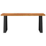 Bench with Live Edge 110 cm Solid Wood Acacia 353293