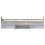 Bed Frame without Mattress Grey Sonoma 90x200 cm 3203808
