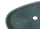 Countertop Basin Turquoise Oval 59x40x14 cm Ceramic 155101