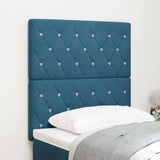 Headboard with Headboard Dark Blue 80 cm Faux Leather 3337744