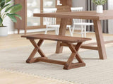 Bench Natural 85 x 35 x 46 cm Solid Reclaim wood 42012400