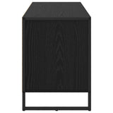 TV Cabinet Black Oak 100 x 36 x 49.5 cm Engineered Wood 886618