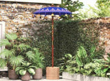 Balinese Parasol Blue 125 x 125 x 260 cm Cotton and Wood 42006465