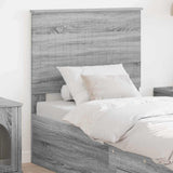 Headboard with Headboard Grey Sonoma 80 cm Engineered wood 887820