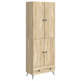 Cabinet Set 2 pcs Sonoma Oak Engineered Wood 3416855