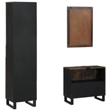 Bathroom Furniture Set 3 pcs Walnut brown 38 x 33 x 160 cm 3310055
