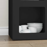 Sideboard ELST Black 59 x 35 x 80.5 cm Engineered Wood 891315