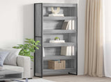 Book Cabinet 2 pcs Grey Sonoma 80 x 30 x 189.5 cm 3403013