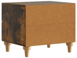 Bedside Cabinet Smoked Oak 43 x 34.5 x 48 cm Engineered Wood 894075