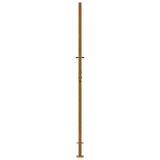 Garden Gate 100x200 cm Weathering Steel Cross Design 4101008