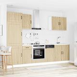 7 Piece Kitchen Cabinet Set Kalmar Sonoma Oak Engineered Wood 3314764