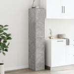 Apothecary Cabinet Concrete Grey 30x41x174.5 cm Engineered Wood 3309630