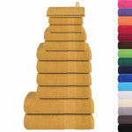 ZNTS 12 Piece Towel Set Gold 360 gsm 100% Cotton 137101