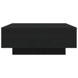 Coffee Table Black Oak 80 x 80 x 31 cm Engineered Wood 863002