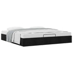 Ottoman Bed Frame without Mattress Black Super King Fabric 3310924