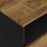 Bedside Cabinet 50x33x62 cm Solid Wood Mango&Engineered Wood 350667