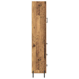 Highboard Old Wood 34.5 x 34 x 180 cm Engineered Wood 3415706