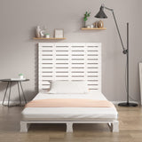 ZNTS Wall Headboard White 106x3x91.5 cm Solid Wood Pine 824664