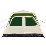 ZNTS Camping Tent Dome 4-Person Green Quick Release 4004230