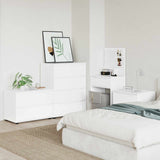 Storage Cabinet 80 x 48 x 57 cm Engineered Wood White 888817