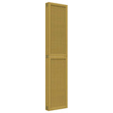 Room Divider 6 Panels Brown Solid Wood Paulownia 358826