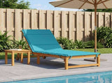 Sunlounger Cushion GEMERT 100% Polyester Turquoise 948585