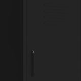 Storage Cabinet Black 42.5x35x101.5 cm Steel 336196