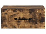 Wall-Mounted Bedside Cabinet 2 pcs Smoked Oak 34.5 x 33 x 20 cm 899286