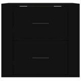 Wall-mounted Bedside Cabinet Black 50x36x47 cm 816857