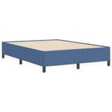 Box Spring Bed Blue 140 x 200 cm Velvet 42006975