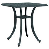 Garden Table Green 53x53x53 cm Cast Aluminium 4002818