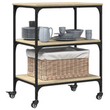 Kitchen Trolley Sonoma Oak 60x41x76 cm Engineered Wood 842302