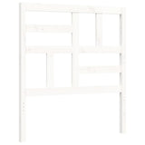 Bed Frame without Mattress White Small Single Solid Wood 3194857